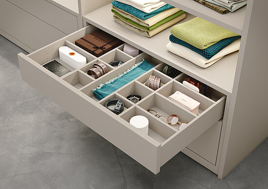 Interior system Legno, drawer, drawer division
